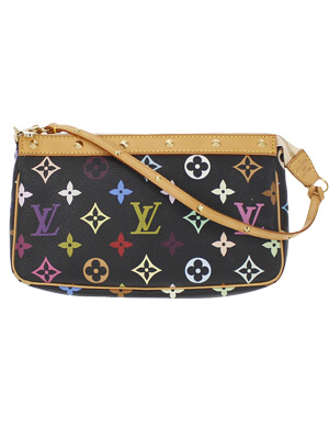 ルイヴィトン LOUIS VUITTON ポシェット・アクセソワール M92648 モノグラムマルチカラー ミニ ショルダーバッグ ポーチ モノグラムキャンバス ノワール ブラック×マルチカラー