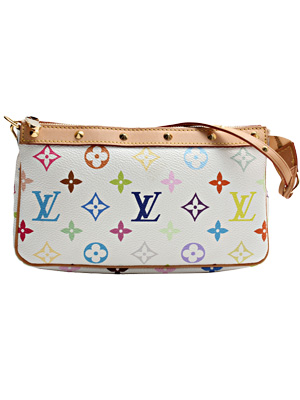 LOUIS VUITTON ルイヴィトン ハンドバッグ ポシェット アクセソワール モノグラム ブロン M92649 ゴールド金具 美品  56101